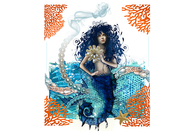 Darlene McElroy, digital collage illustration
